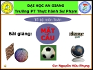 Bài giảng mặt cầu