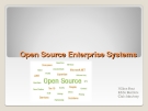 Open Source Enterprise System