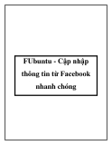 fubuntu - cập nhập thông tin từ fac nhanh chóng