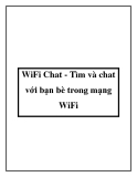 WiFi Chat - Tìm và chat với bạn bè trong mạng WiFi