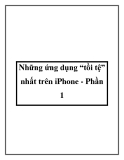 Những ứng dụng “tồi tệ” nhất trên iPhone