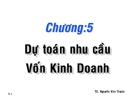 Dự toán nhu cầu vốn kinh doanh