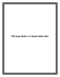 Rối loạn hành vi ở thanh thiếu niên