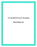 Tư vấn thiết kế cao ốc văn phòng Phan Đăng Lưu