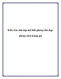 Kiến trúc nhà đẹp-nội thất phòng tắm đẹp phong cách hoàng gia