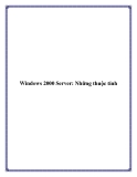 Windows 2000 Server: Những thuộc tính