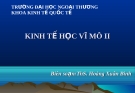 Bài giảng kinh tế học vĩ mô 2