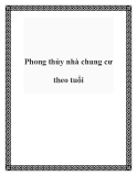 Phong thủy nhà chung cư theo tuổi