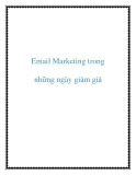 Email Marketing trong những ngày giảm giá