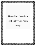 Hình Gia – Loan Đầu Hình Sát Trong Phong Thuỷ