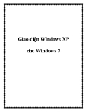 Giao diện Windows XP cho Windows 7