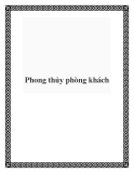 Phong thủy phòng khách