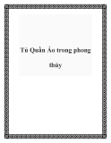 Tủ Quần Áo trong phong thủy
