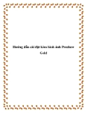 Hướng dẫn cài đặt kèm hình ảnh Proshow Gold