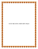 TUỔI TRẺ SỐNG TRÒN BỔN PHẬN.