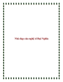 Nhà đẹp của nghệ sĩ Đại Nghĩa