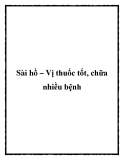 Sài hồ – Vị thuốc tốt, chữa nhiều bệnh