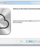 Hướng dẫn cài và sử dụng iCloud Control Panel for Windows