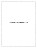 GỐM MỸ THUẬT  VIỆT NAM 4000 NĂM