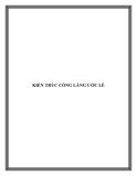 KIẾN TRÚC MỸ THUẬT CỔNG LÀNG ƯỚC LỄ