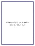 TRANH ĐỀ TÀI LỰC LƯỢNG VŨ TRANG VÀ CHIẾN TRANH CÁCH MẠNG