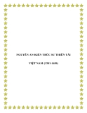 NGUYỄN AN-KIẾN TRÚC SƯ THIÊN TÀI VIỆT NAM (1381-1456)
