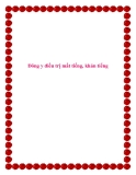 Đông y điều trị mất tiếng, khản tiếng.