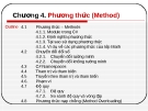 Chương 4:  Phương thức (Method)