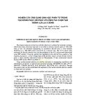 Báo cáo: Nghiên cứu ứng dụng sinh học phân tử trong tạo dòng phục hồi phục vô công tác chọn tạo giống lúa lai 3 dòng