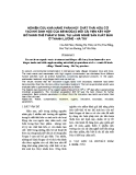 Nghiên cứu khả năng phân hủy chất thải hữu cơ tạo khí sinh học của bể biogas mới cải tiến kết hợp bổ sung chế phẩm vi sinh tại làng nghề sản xuất bún ở Thanh Lương - Hà Tây