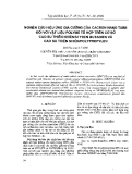 Báo cáo " Nghiên cứu hiệu ứng gia cường của cacbon nano tube đối với vật liệu polime tổ hợp trên cơ sở cao su thiên nhiên/styren butadien và cao su thiên nhiên/polypropylen "