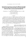 Báo cáo " Khả năng bảo vệ xúc tác cracking trước sự tác động của kim loại nặng trong nguyên liệu khi sử dụng pha nền hoạt động là Kaolin Việt Nam biến tính "