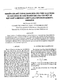 Báo cáo "Nghiên cứu mối tương quan giữa cấu trúc electron và khả năng ức chế ăn mòn kim loại của một số hợp chất 2-hiđroxy-4-metylaxetophenon benzoyl hiđrazon "