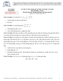  KỲ THI TUYỂN SINH LỚP 10 THPT NĂM HỌC 2012 – 2013 Môn thi: TOÁN VĨNH PHÚC
