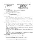 SỞ GIÁO DỤC VÀ ĐÀO TẠO TỈNH DAK LAK  KỲ THI TUYỂN SINH VÀO LỚP 10 THPT NĂM HỌC 2011-2012  Đề số 5 MÔN TOÁN