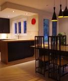Thiết kế bếp với Tượng - Nến và vật Phong Thủy