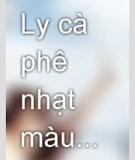 Ly cà phê nhạt màu