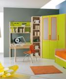 Thiết kế phòng ngủ 10m2 đầy màu sắc cho bé