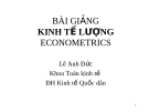 Bài giảng kinh tế lượng - Chương 2