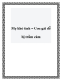 Mẹ khó tính – Con gái dễ bị trầm cảm