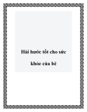 Hài hước tốt cho sức khỏe của bé