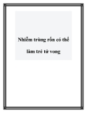 Nhiễm trùng rốn có thể làm trẻ tử vong