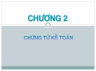 Bài giảng về Chứng từ kế toán