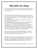 Mật khẩu của chồng