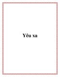 Truyện Yêu xa
