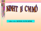 CHƯƠNG I: KINH TẾ HỌC VI MÔ VÀ NHỮNG VẤN ĐỀ KINH TẾ CƠ BẢN CỦA DOANH NGHIỆP