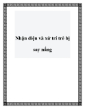 Nhận diện và xử trí trẻ bị say nắng