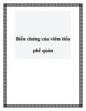 Biến chứng của viêm tiểu phế quản