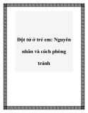 Đột tử ở trẻ em: Nguyên nhân và cách phòng tránh