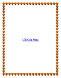 Truyện ngắn Lỗi Của Mưa